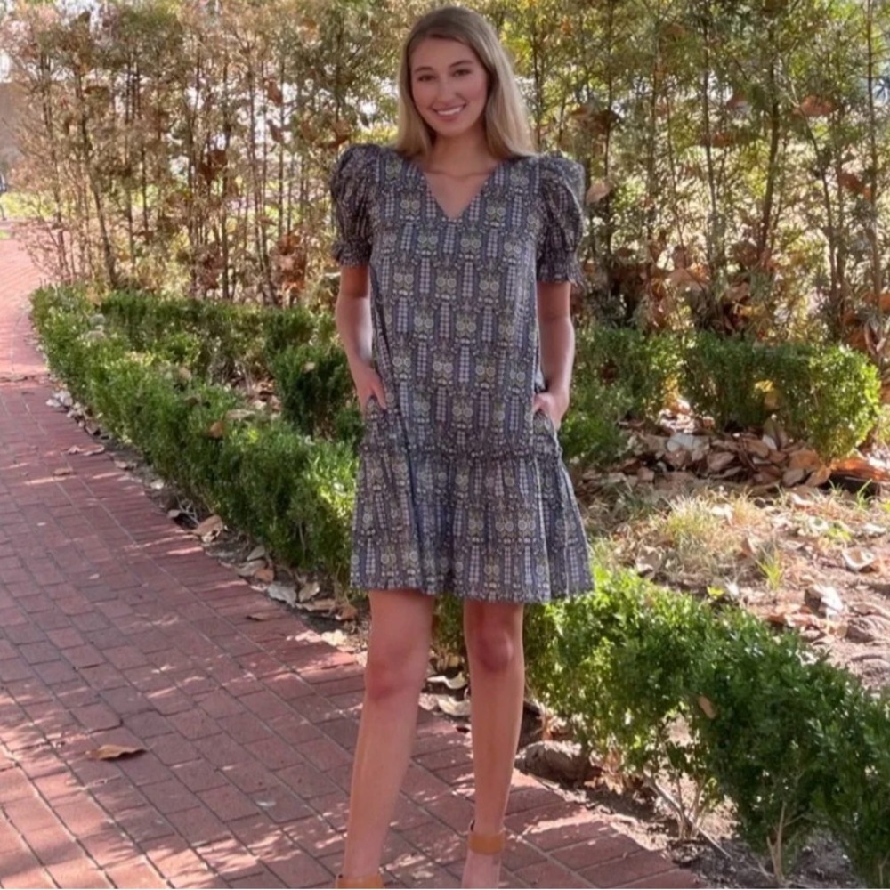 Rosie Cotswolds Size Small Floral Blakely Mini Dress Cottagecore Brunch Spring